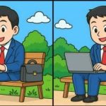Test de inteligencia: encuentre 3 diferencias en las fotos de un hombre con un portátil en 75 segundos Test de inteligencia: encuentre 3 diferencias en las fotos de