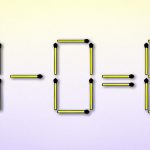 Tienes que mover 2 cerillas para que la igdad sea